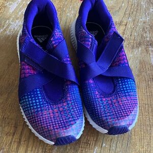 Adidas Kids' Blue and Pink Sneakers